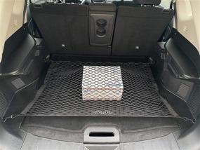 img 4 attached to 🔥 Premium Floor Style Trunk Mesh Cargo Net for Nissan Rogue 2008-2020 - Top-rated Car Accessories - Organize and Store with Style - Crossover Cargo Net - Vehicle Carrier Organizer for Nissan Rogue