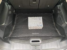 img 1 attached to 🔥 Premium Floor Style Trunk Mesh Cargo Net for Nissan Rogue 2008-2020 - Top-rated Car Accessories - Organize and Store with Style - Crossover Cargo Net - Vehicle Carrier Organizer for Nissan Rogue