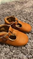 img 1 attached to HSDSBEBE Baby Boys Girls Oxford Shoes: PU Leather Soft Rubber Sole Sneakers, Anti Slip Toddler Ankle Boots, Infant Walking Shoes Moccasins, 1711 Brown, Size 3 Boys' Oxfords review by Luis Penczak