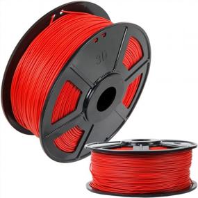 img 1 attached to PLA 1.75Mm 3D Printer Filament, Soft Flexible RED Color (Multiple Options), 2.2Lb / 1Kg - WYZworks