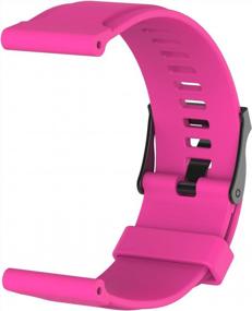 img 2 attached to Сменный силиконовый ремешок для часов Suunto Core ALU Sport &amp; Essential Series Watch | Аксессуар для фитнес-браслета