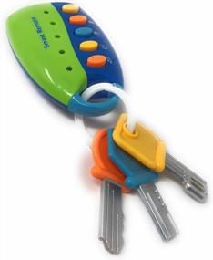 img 4 attached to 🚗 Baby Toddler Remote Car Key Toy - KIDSTHRILL Musical Keychain for Enhanced Learning and Entertainment