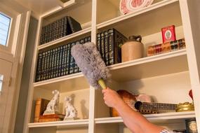 img 1 attached to 🧹 DocaPole Microfiber Duster with Extension Pole // High Surface Dusting and Cleaning // Includes Handle for Versatile Use // DocaPole Cleaning Attachment