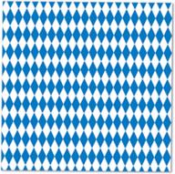 pack of 16 blue and white 2-ply luncheon napkins for party decorations and catering services logo