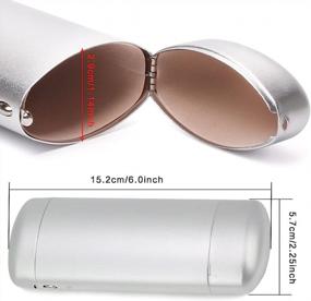 img 3 attached to Ezeso Aluminum Frosted Protection Eyeglass Men's Accessories in Sunglasses & Eyewear Accessories