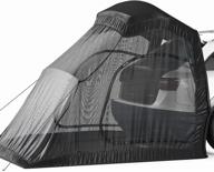 🏕️ universal suv tent - camp toad 6’x6’, hatchback, rear door & tailgate compatible - ideal for hatchbacks, suvs, trucks, & vans - rainfly & screen tent for camping, tailgating, picnics, and more логотип