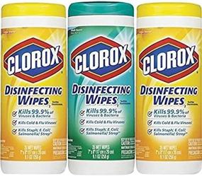 img 4 attached to 🧼 Clorox Disinfecting Wipes Value Pack - 105 Count - Bleach-Free Cleaning (3 Pack - 35 Count Each)