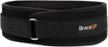 braceup weight lifting belt for men and women - 4-inch wide supportive gym training belt for squat, deadlift, power lifting & back support logo