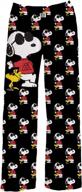 snoopy unisex lounge pajama pants logo