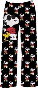 img 4 attached to Snoopy Unisex Lounge Pajama Pants