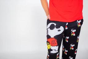 img 1 attached to Snoopy Unisex Lounge Pajama Pants