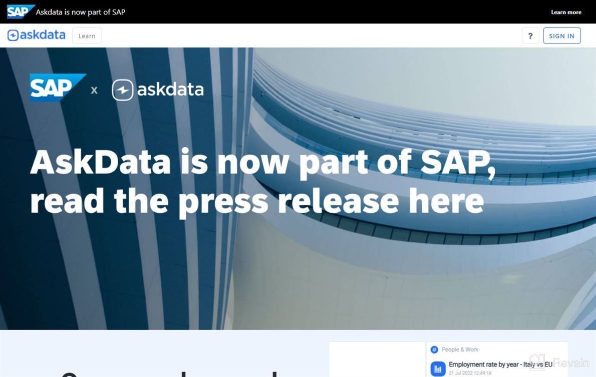 img 1 attached to Askdata for SAP HANA review by Jeff Henkhaus