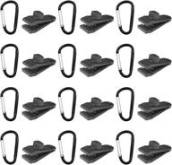 convenient and durable 24 pcs tarp clips with carabiner for camping and outdoor needs логотип