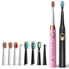 img 4 attached to Dnsly Electric Toothbrush Rechargeable Toothbrushes