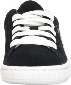 img 3 attached to PUMA Suede Sneaker Black Silver Boys' Shoes - Stylish Sneakers for Juniors