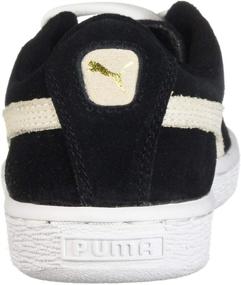 img 2 attached to PUMA Suede Sneaker Black Silver Boys' Shoes - Stylish Sneakers for Juniors