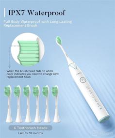 img 1 attached to Advanced Ultrasonic Toothbrush for Gentle Whitening and Sensitive Teeth