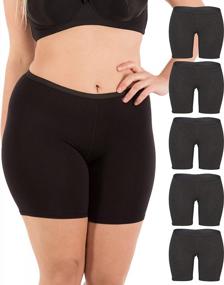img 3 attached to Comfortable And Stylish B2BODY Women'S Long Leg Boyshort Briefs In Regular And Plus Sizes