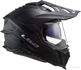 img 2 attached to LS2 Helmets Explorer XT Adventure: Solid Matte Black - Size Medium - High-Performance Headgear For Thrilling Adventures