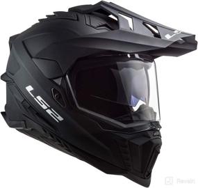 img 4 attached to LS2 Helmets Explorer XT Adventure: Solid Matte Black - Size Medium - High-Performance Headgear For Thrilling Adventures