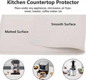 img 1 attached to Protect Your Counters In Style With Gartful'S Extra Large Silicone Mat - Heat-Resistant, Nonstick, And Beige!
