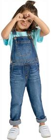 img 4 attached to Adjustable Strap Overalls For Slim Toddler Boys - OFFCORSS Overol Niños In Sizes 2T To 5T