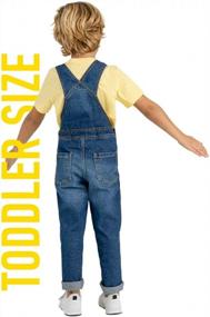 img 1 attached to Adjustable Strap Overalls For Slim Toddler Boys - OFFCORSS Overol Niños In Sizes 2T To 5T