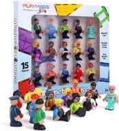 playmags magnetic figures community figures pieces logo