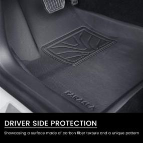 img 2 attached to 🚗 2020-2022 Tesla Model Y Farasla All-Weather Floor Mats: Complete Protection for Every Season