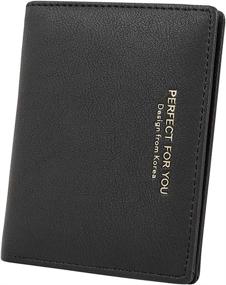 img 3 attached to 👛 Leather Bifold Wallet with Zip Pocket - Ideal Women's Handbag & Wallet Essential