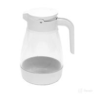 service ideas sy916wh syrup dispenser - 16 oz white/clear: convenient solution for dispensing syrups логотип