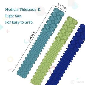 img 1 attached to 🧸 5 Pack Silicone Sensory Chew Toys for Autistic Children: Chew Sticks for Autism, ADHD, SPD, Oral Motor Skills, Special Needs Chewies