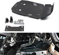 🛡️ copart motorcycle skid plate engine guard: protect your 2014-2021 bmw r nine t scrambler pure racer urban g/s with style (black) logo