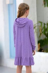 img 3 attached to GORLYA Raglan Sweatshirt GOR1060 Leopard Girls' Clothing ~ Dresses