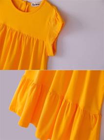 img 1 attached to Youwon Toddler Sleeve Coverup Tiered Girls' Clothing ~ Dresses