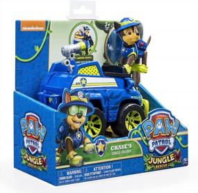 img 1 attached to Paw Patrol Jungle Rescue: Chase's Jungle Cruiser - Fun Adventures Await!