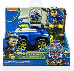 img 3 attached to Paw Patrol Jungle Rescue: Chase's Jungle Cruiser - Fun Adventures Await!