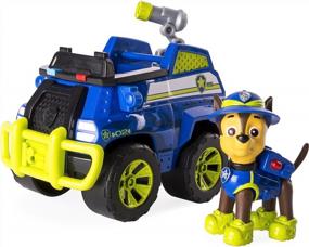 img 4 attached to Paw Patrol Jungle Rescue: Chase's Jungle Cruiser - Fun Adventures Await!