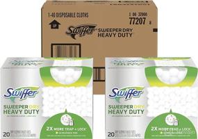 img 3 attached to 🧹 Swiffer Sweeper Heavy Duty Dry Sweeping Cloths - Pack of 40 - Essential for Efficient Cleaning