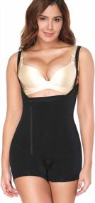 img 4 attached to Post-Surgery Bodysuit For Women: Tummy Control Compression Garments With Shapewear Features And Fajas Moldeadoras For Effective Liposuction Recovery