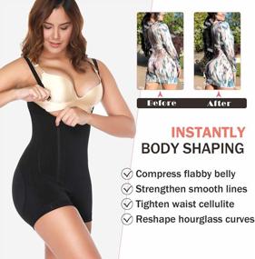 img 3 attached to Post-Surgery Bodysuit For Women: Tummy Control Compression Garments With Shapewear Features And Fajas Moldeadoras For Effective Liposuction Recovery