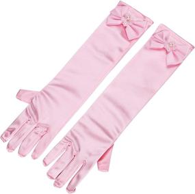 img 3 attached to Versatile Princess Dress Up Photography Accessories for Girls' Special Occasion Gloves