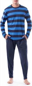 img 4 attached to 🩴 IZOD Waffle Sleeve Jogger Sleep