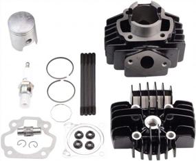 img 4 attached to 40Mm Cylinder Head Piston Ring Gasket Set Kit For PW50 QT50 PY50 MA50 Dirt Moto Bike By GOOFIT