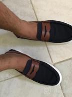 картинка 1 прикреплена к отзыву Cole Haan Nantucket Loafer Textile Chestnut Men's Shoes: Timeless Style and Unmatched Comfort от Chris Lacasse