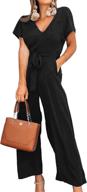 ecowish sleeves jumpsuits jumpsuit pockets women's clothing : jumpsuits, rompers & overalls logo