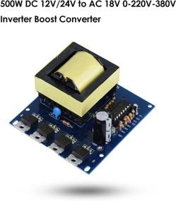 img 3 attached to ⚡️ ASHATA 500W Inverter Boost Converter Transformer Power for DC 12V/24V to AC 18V 0-220V-380V Inverter Boost Module Board, Ideal for Field Night Market Vendors and More