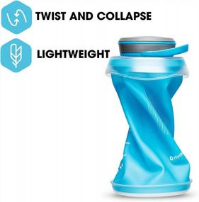 img 2 attached to Collapsible BPA & PVC Free Hiking Water Bottle: Hydrapak Stash For Backpacking Adventure!