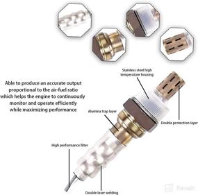 img 1 attached to 🔍 Oxygen Sensor 2344587: 2Pc 05149171AA - Compatible with 2006 Raider, 2001-04 Wrangler, 2002-03 Liberty - Find Yours Now!