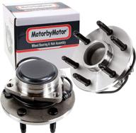 🚗 motorbymotor 515054 (2wd) front wheel bearing hub assembly - chevy avalanche, silverado, suburban, express, gmc sierra, savana - rwd, 6 lugs - 2pk логотип